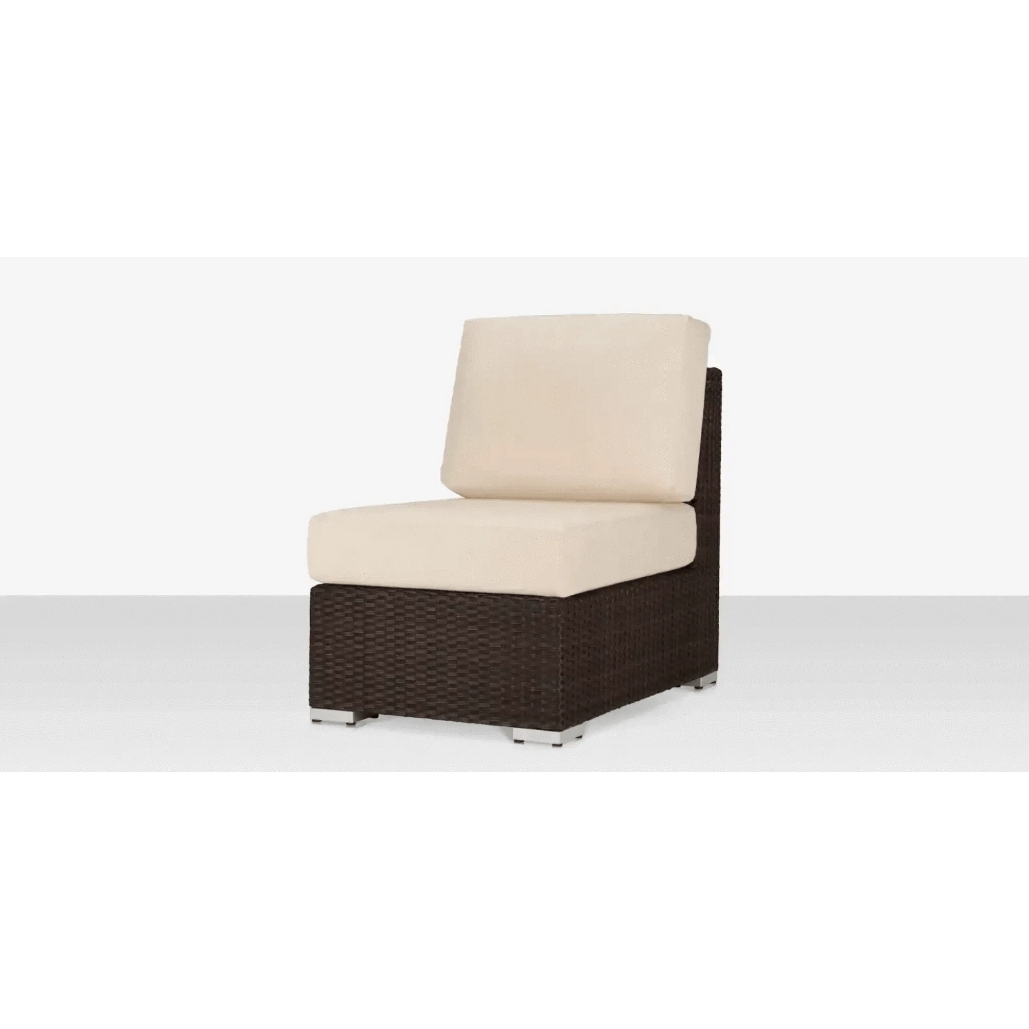 Source Furniture Lucaya Armless Chair-Espresso (DW)