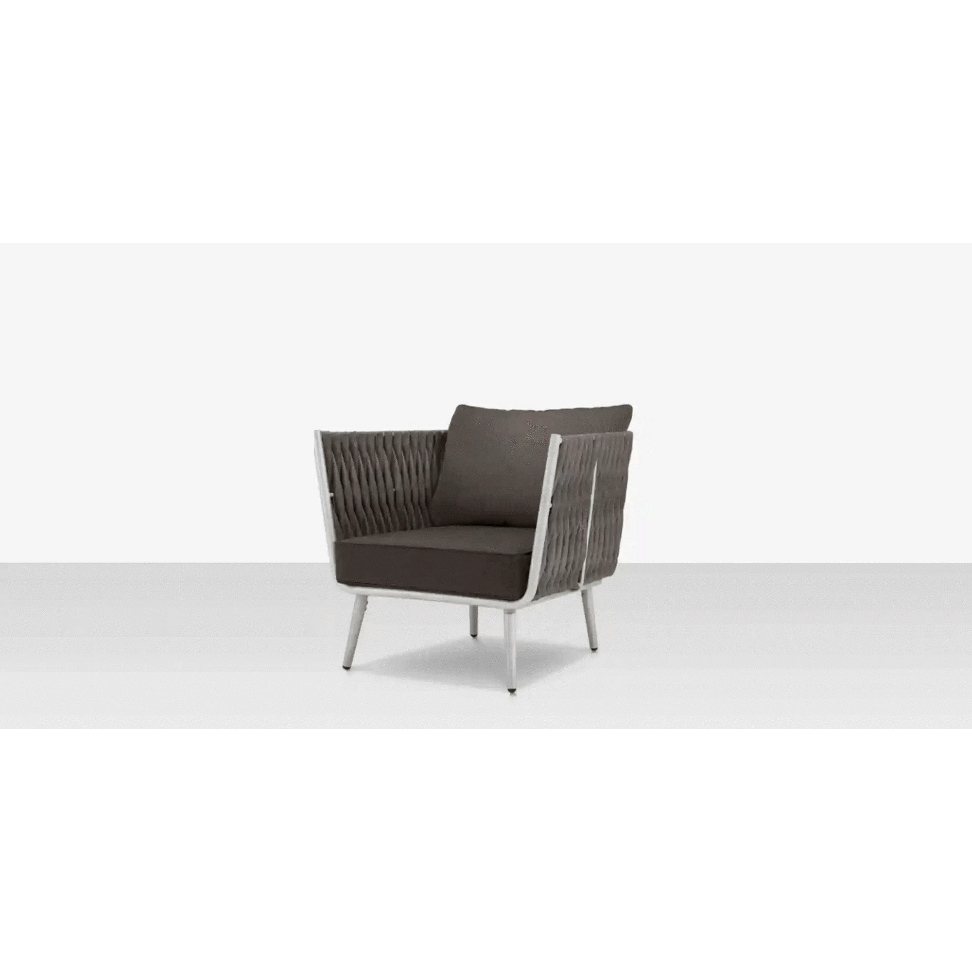 Source Furniture Aria Club Chair-Gray Weave