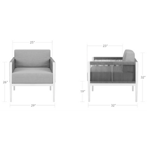 Source Furniture Skye Club Chair - Style 2-