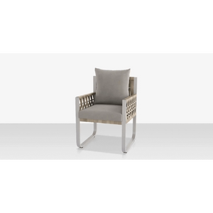 Source Furniture Scorpio Dining Arm Chair-Gray