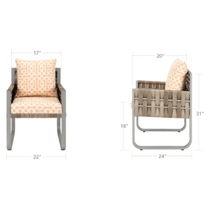 Source Furniture Scorpio Dining Arm Chair-