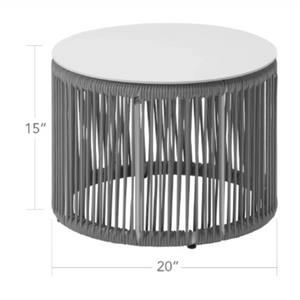 Source Furniture Skye Round Side Table-