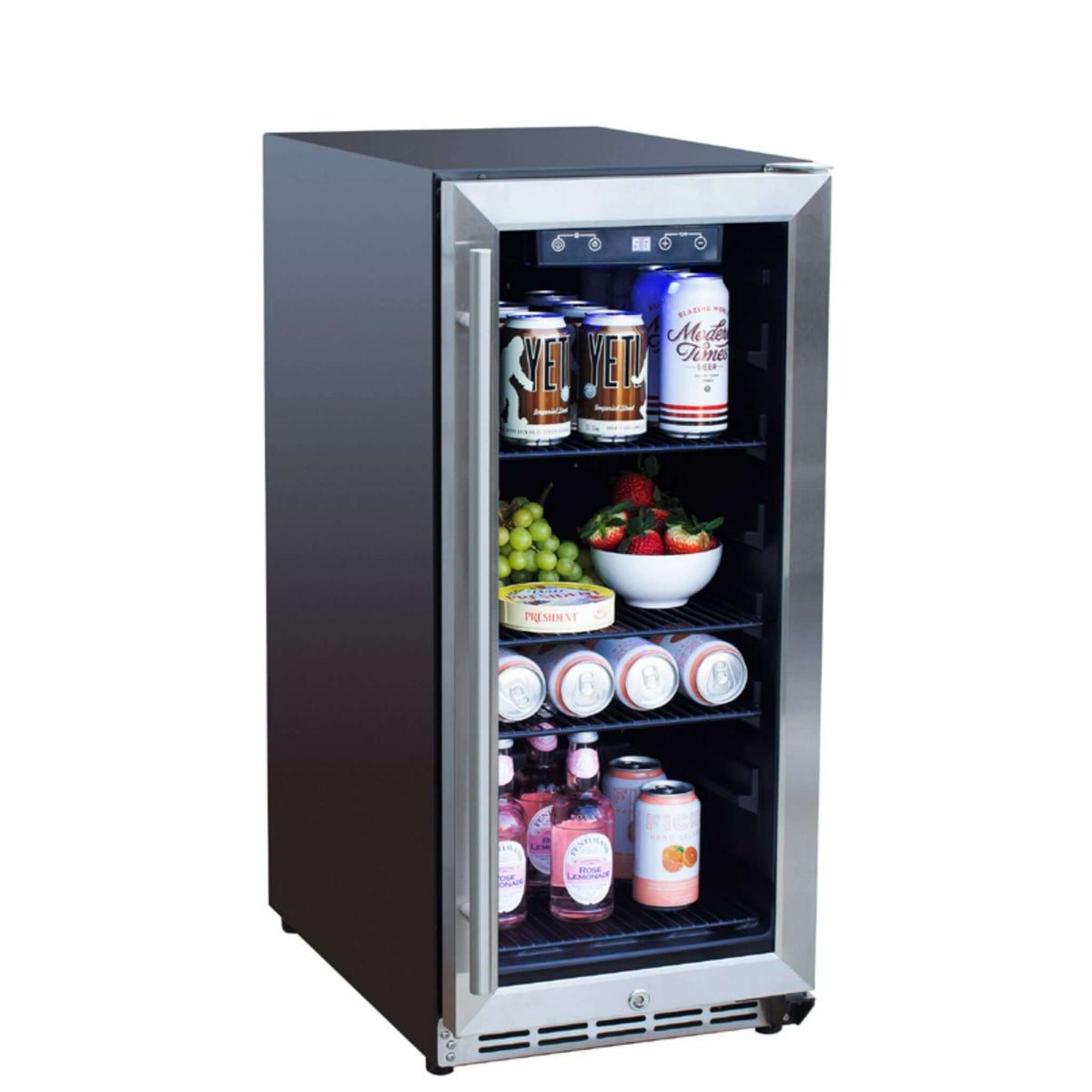 Summerset 15" Outdoor Rated Fridge w/Glass Door-