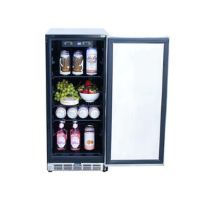 Summerset 15" Outdoor Rated Fridge w/Stainless Door-