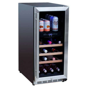 Summerset 15" Outdoor Rated Dual Zone Wine Cooler-Default Title