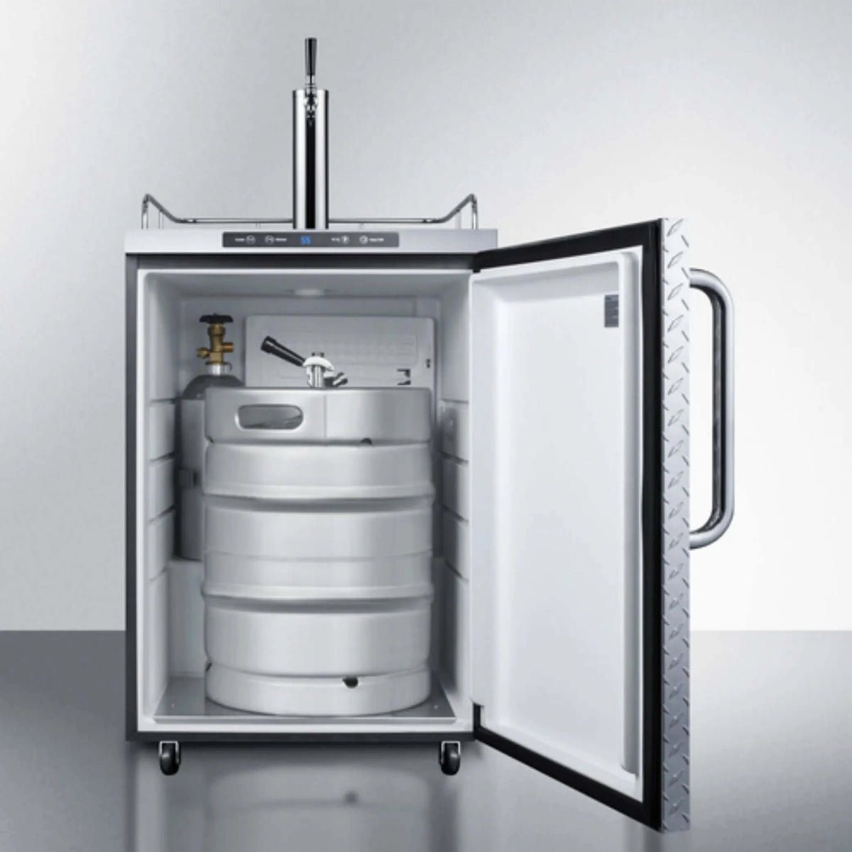 Summit 24" Wide Outdoor Kegerator - DPL - 49"H-Dual Tap