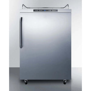 Summit 24" Wide Outdoor Kegerator - Residental - No Tap-Horizontal Handle