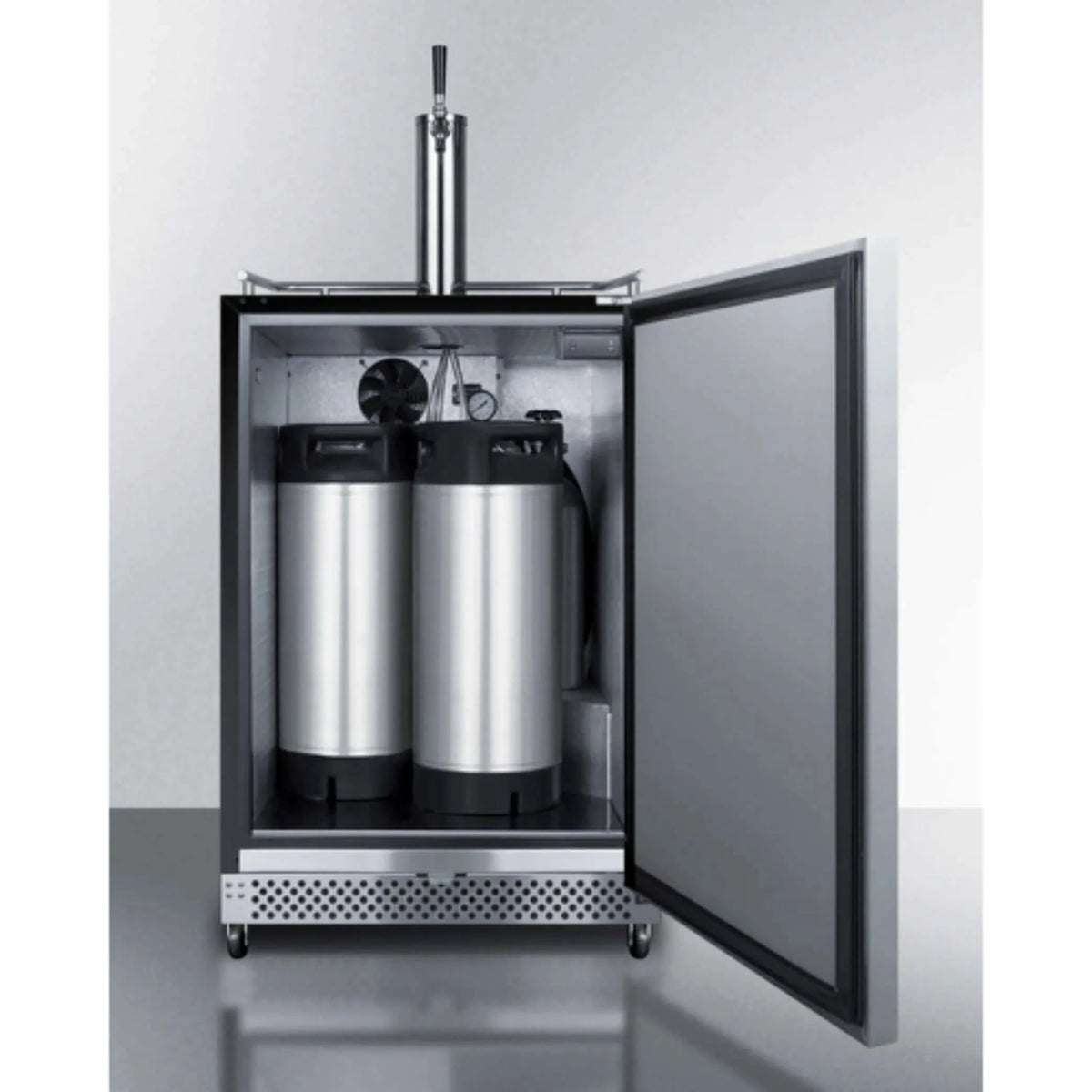 Summit 24" Wide Built-In Outdoor Cold Brew Coffee Kegerator-