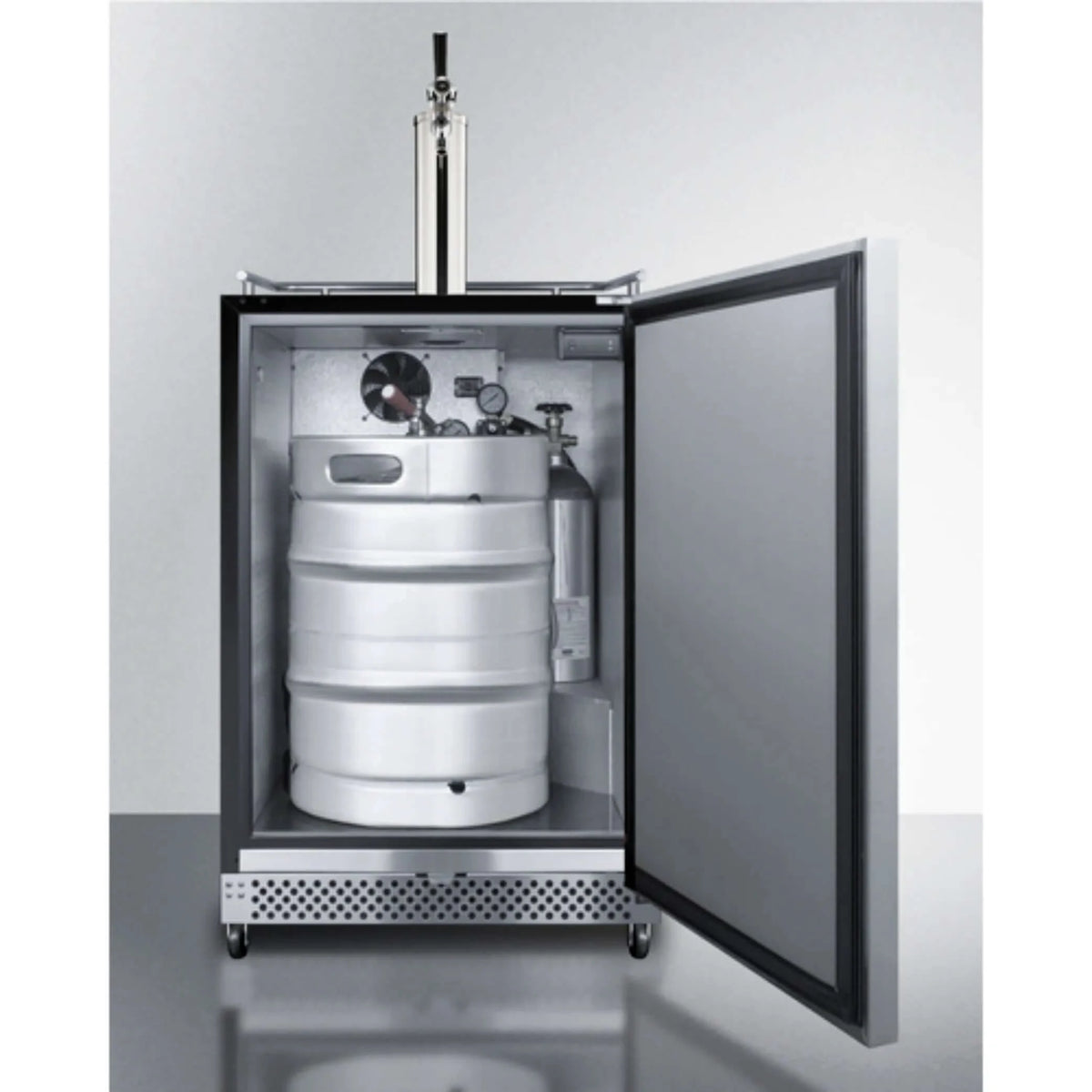 Summit 24" Wide Built-In Outdoor Kegerator with TapLocks-Dual Tap