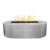 The Outdoor Plus Rectangular Bispo Fire Pit - Stainless Steel-Low Voltage Electronic Ignition