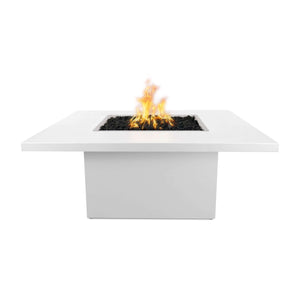 The Outdoor Plus Square Bella Fire Table - Powder Coated Metal-