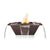 The Outdoor Plus Square Maya Fire & Water Bowl - Copper-Low Voltage Electronic Ignition