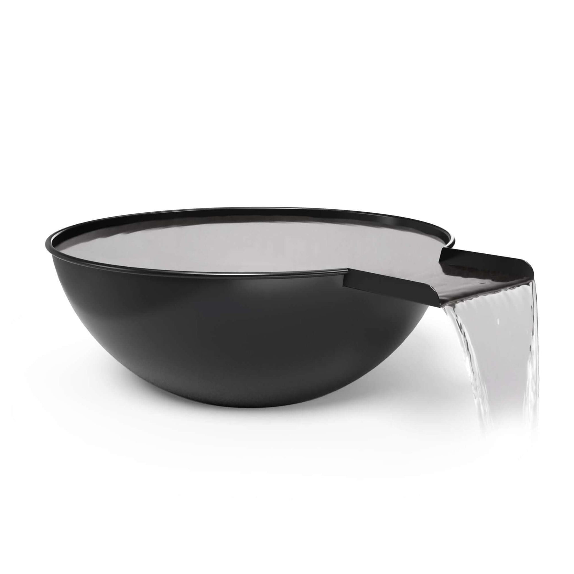 The Outdoor Plus Round Sedona Water Bowl - Powder Coated Metal-48"
