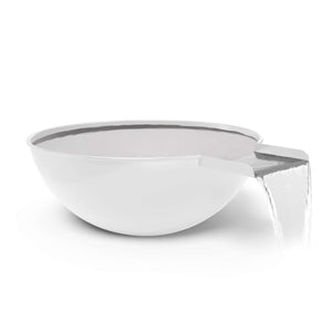 The Outdoor Plus Round Sedona Water Bowl - Powder Coated Metal-