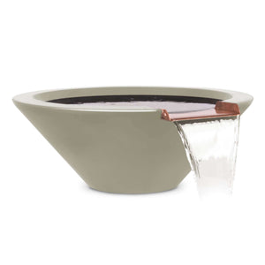 The Outdoor Plus Round Cazo Water Bowl - GFRC Concrete-