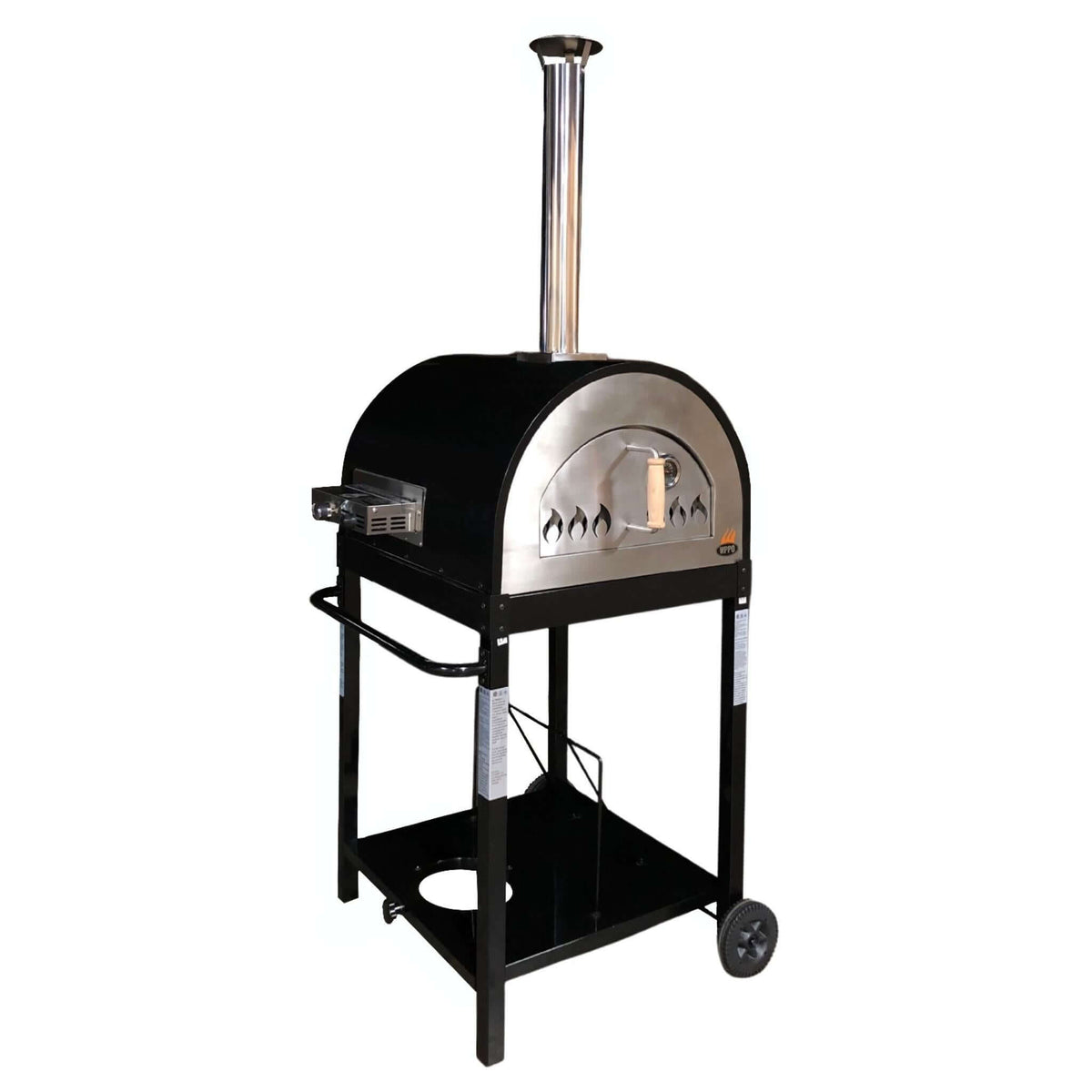 WPPO Traditional 25" Multi Fueled Pizza Oven-Black