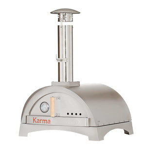 WPPO Karma 25" Stainless Steel Wood Fired Pizza Oven with Base-Default Title