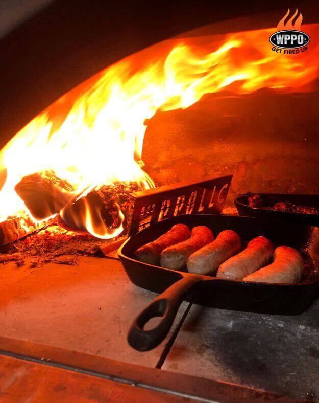 WPPO Karma 55" Stainless Steel Commercial Wood Fired Oven-