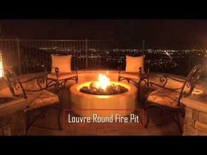 American Fyre Designs 48" Louvre Round Fire Pit
